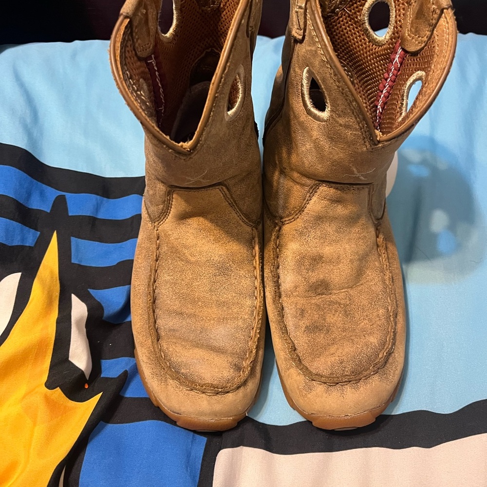 Twisted X Children's Driving Moc Bomber Boot YDB0002 Sz 3